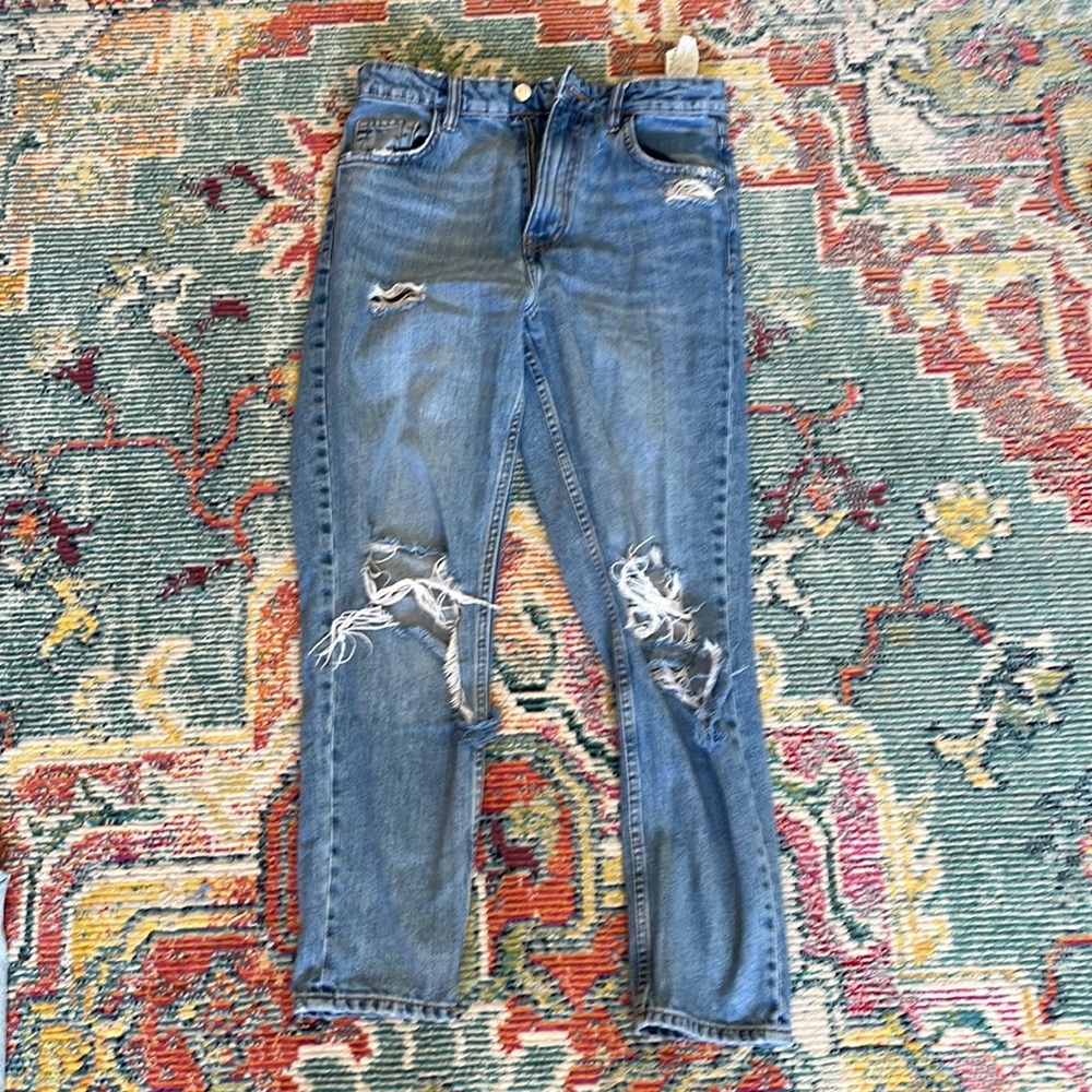 Zara mom jeans